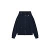 WE11DONE Minimalist Fashion Casual Perforated Detail Zipper Hoodie Unisex Hoodies WD-TJ0-26-815-U-NV