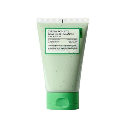 Vegan Green Tomato Clay Pack Cleanser Pore Tightening Sebum Control 120ml