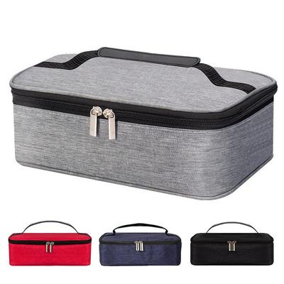 Compact Insulated Lunch Bag - Oxford Cloth for Students & Office Workers