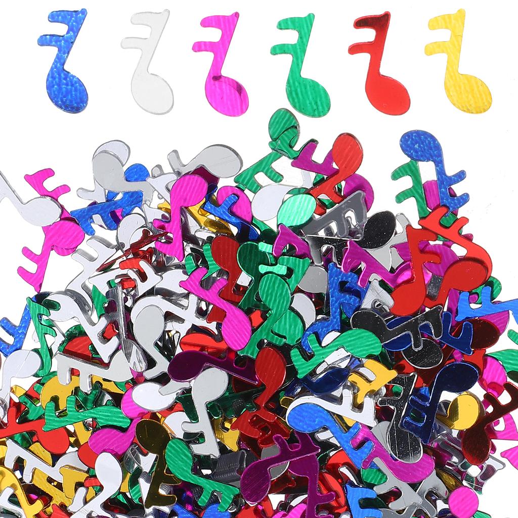 1 Pack 15g Musical Note Confetti Colorful Confetti Decoration Romantic Atmosphere For Music Party Birthday Wedding 1 X 0.5 Cm