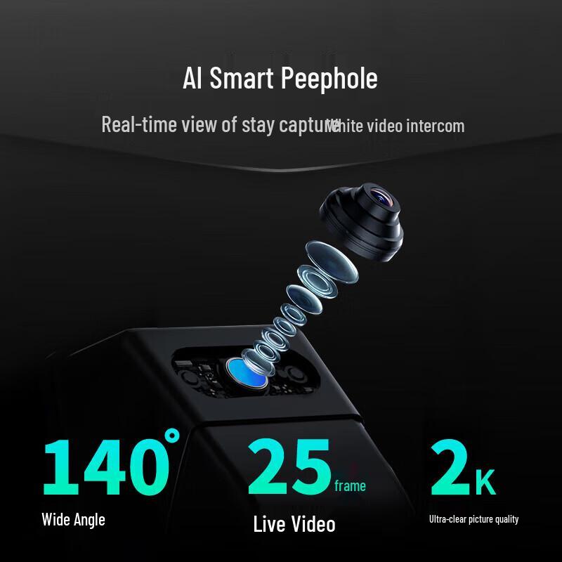 DESMAN Dasheng Q5MPro Smart Door Lock with Visual Peephole