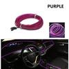 3M/5M USB EL Wire Neon Light Strip, Flexible Car Interior LED Ambient Lighting, DIY Auto Atmosphere Decorative Light for Vehicle, Party Decoration