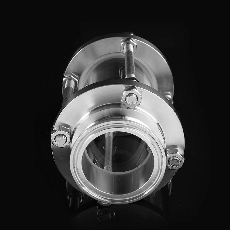 Xucus 2 Pipe Flow Sanitary Sight Glass Tri Clamp Type Fitting Ferrule OD 64mm Sight Glass Xucus 2 Pipe Flow Sanitary Sight Glass Tri Clamp Type Fitting Ferrule OD 64mm Sight Glass