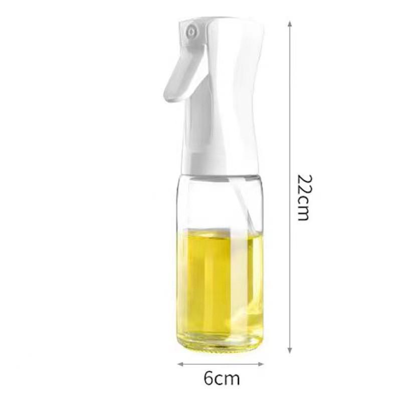 Dual-Use Glass Olive Oil Sprayer Bottle: Atomizing and Light-Blocking Design for Spray or Pouring 220ml White