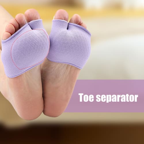 Mdikawe Women's Toe Cushion, Foot Cushion for High Heels - Toe Blister Protection Metatarsal Foot Pad Soft Non-Slip Foot Cushion - Women's Toe Protect