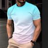 Daily Casual 3D Printed Men'S T-Shirts Fashion Street Short Sleeved Oversized Sportswear Top