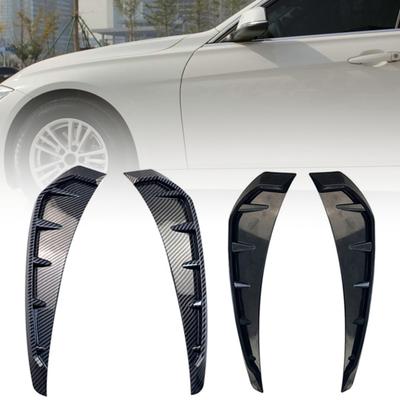 2Pcs Side Fender Vent Lightweight Self-adhesive TPU Universal Air Cover for Car