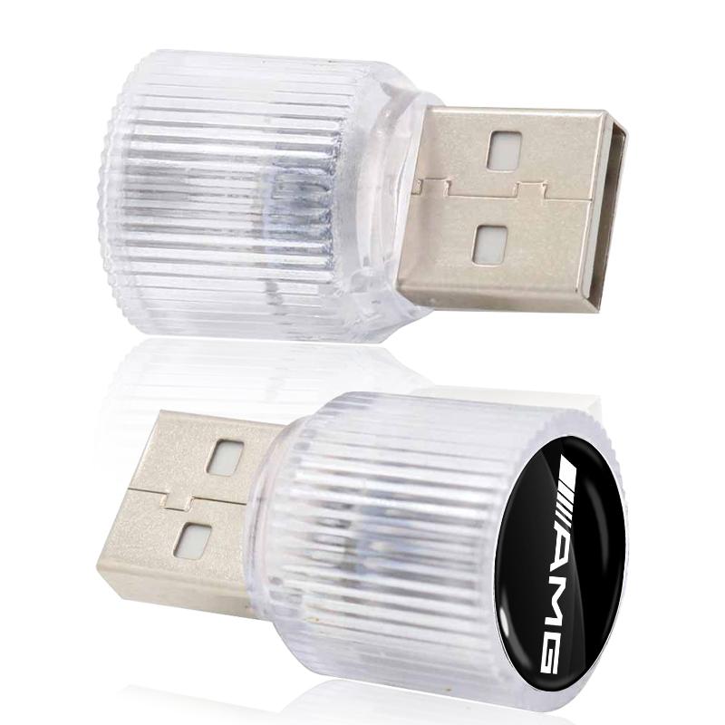 USB LED Car Light Auto Interior Atmosphere Light Car accessories For Mercedes-Benz AMG C500 C200 C300 A B C E GLA CLA GLK GL ML GLE W204 W205 W203
