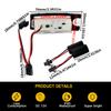 2pcs OEM 12V 6000K LED Number Plate Lamp for Volvo XC70 2001-2007 S60 2001-2006 XC90 2003"White LED License Plate Light