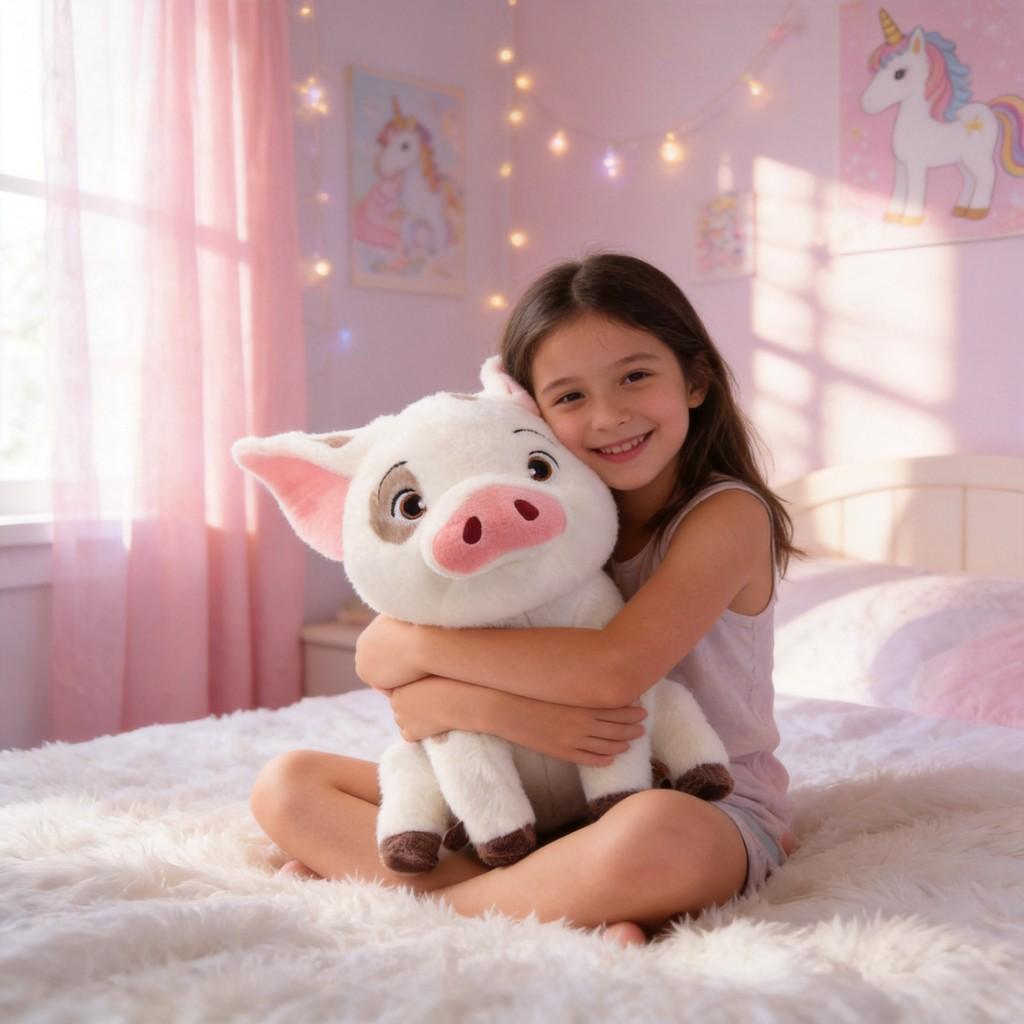 Adorable Moana Pet Pig Pua Stuffed Plush Doll Gift With Soft Plush Material For Kids
