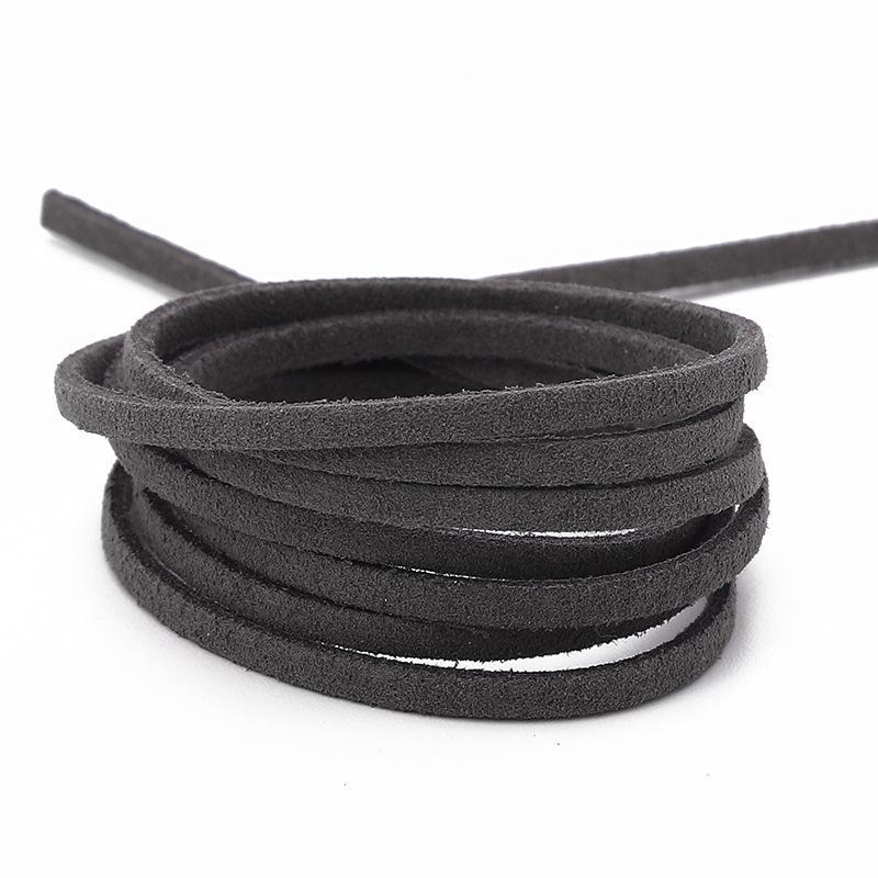 Korean suede rope for DIY jewelry making, 3mm braided wire for bracelets and necklaces. Add a touch of handmade to your accessories!