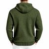 Men's Loose Fit Plaid Texture Hoodie, Casual Sports Outdoor Commute Sweatshirt