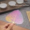 1Pcs Stainless Steel Bodhi Leaf Shape Tea Infuser Hollow Out Kung Fu Tea Strainer Drinkware