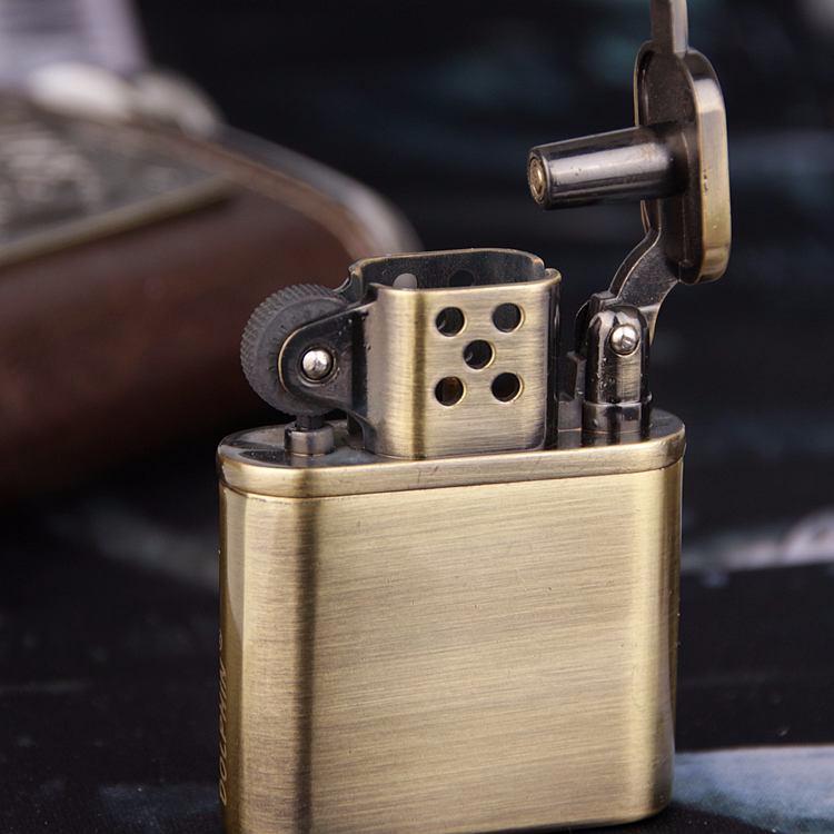 "HY-303 Dolphin Metal Inflatable Flame Lighter - Creative High-End Gift"