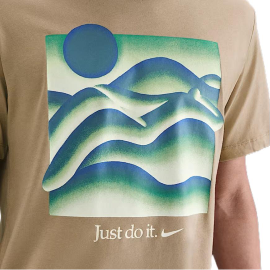 Nike Comfortable Fashionable Casual Versatile Short Sleeve T-Shirt Men Tops Yellow HJ0785-297