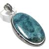 Moss Agate Gemstone Handmade 925 Sterling Silver Gift Jewelry Pendant 2.76" N9g62
