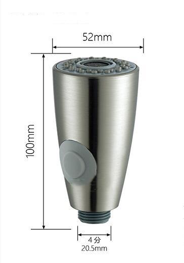 Shower Head ABS 2 Way Kichen Faucet Replacement Parts Faucet Accessories Spouts Kitchen Faucet Nozzle Factory Direct Sale price