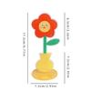 Creative Flower Photo Clip Acrylic Card Holder Table Number Holder Note Memo Holder Wedding Party Desktop Decoration Card Clamp