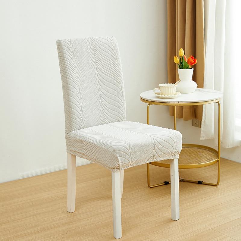 Jacquard Stuhlbezug für Zimmer Stretch Esszimmerstuhlbezug Überzug Elastischer Spandex Küchenstuhlbezug