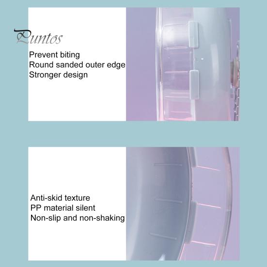 Hamster Running Wheel Smooth Edge Bite Resistant Exercise Toy Guinea Pig Pet Supplies