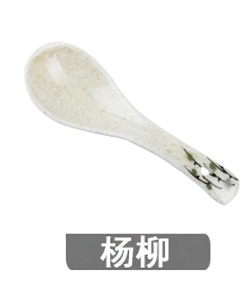 Bone China Spoon Dinnerware Service Ceramic Ladle Dinner Dipper Porcelain Utensil Scoop Tableware Household Kitchenware Supplies