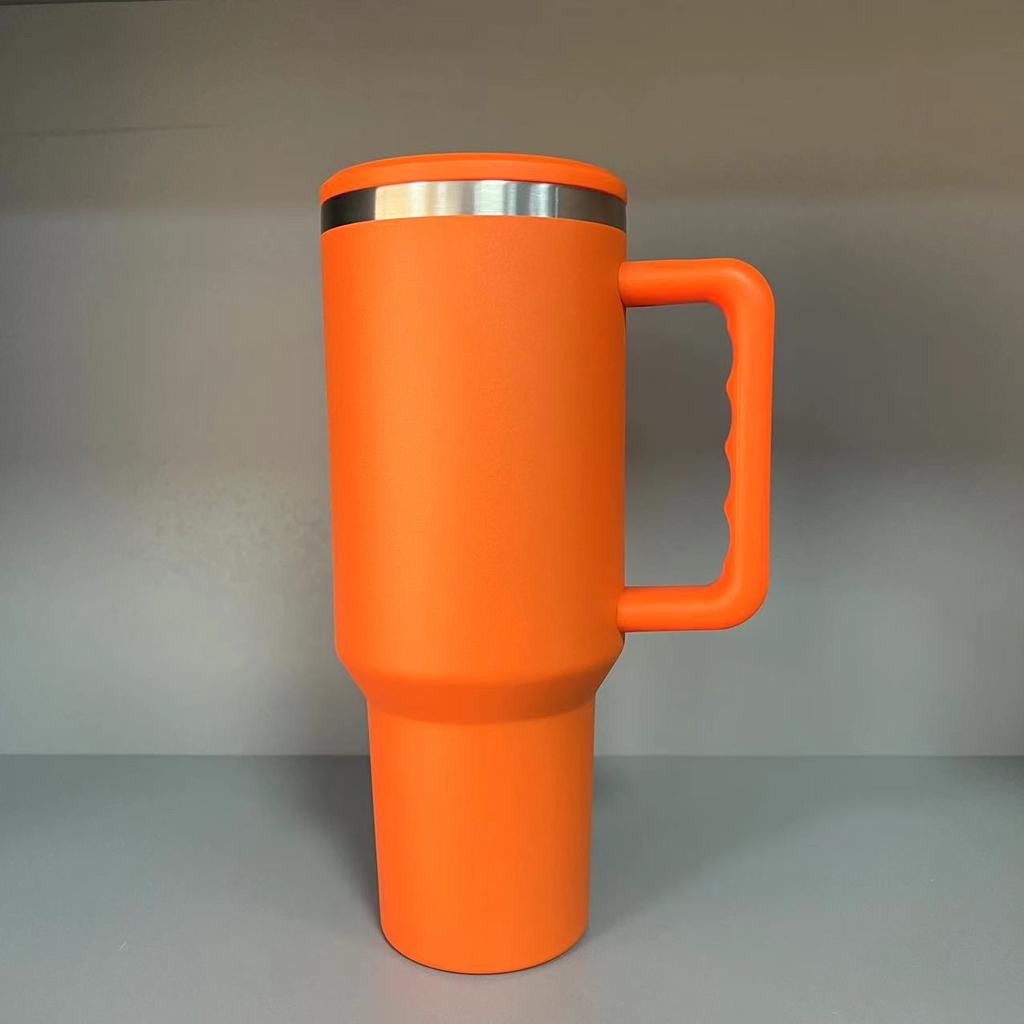 Stainless Steel Large Capacity Car Ice Cream Cup 304 Insulated Cup Cold Straw Cup