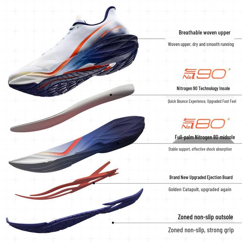 Anta Mach 6 Men's Professional Running Shoes