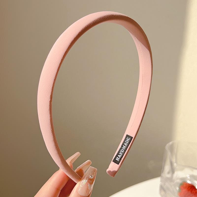 Colorful Plaid Small Hairband for Women, All-match Hairpin for Summer, High-end Hair Bun