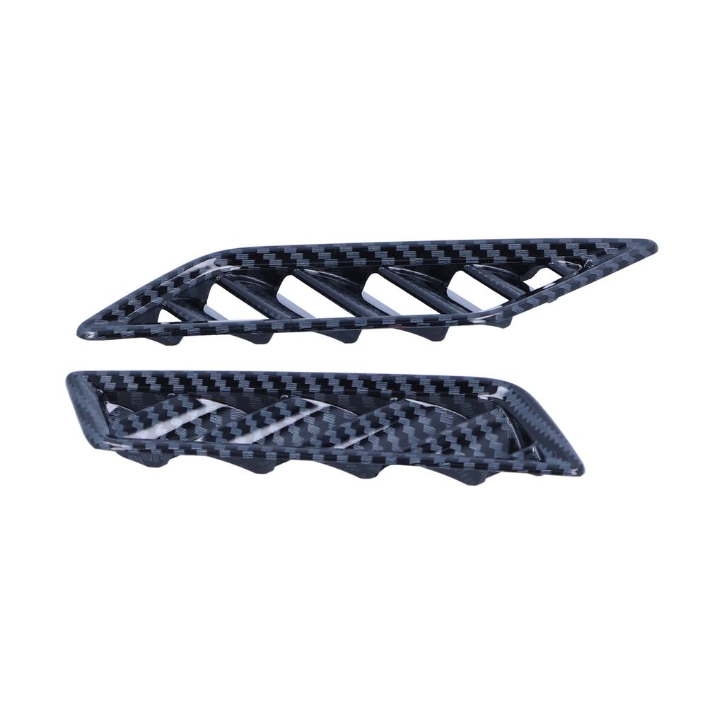 2pcs Dashboard Upper Air Vent Trim Frame Left Right Carbon Fiber Style Fit for MK8 2020‑2021