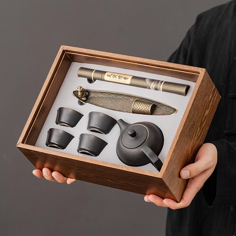 Chaxun Ceramic Tea & Incense Set