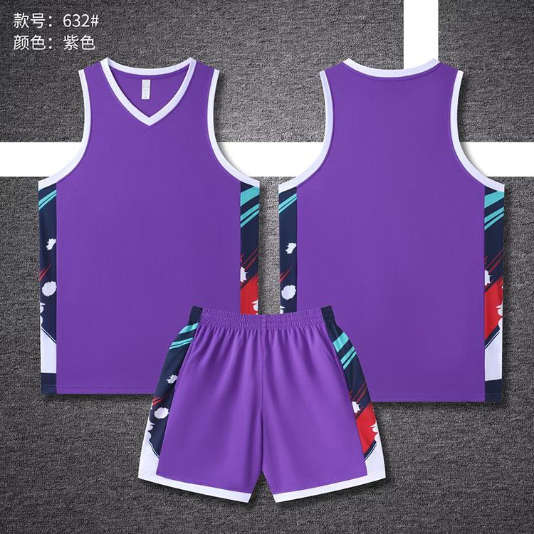 New Basketball Jersey Set Boys And Girls Jerseys Children'S Student Vest Sports Competition Training Team Uniform Printing