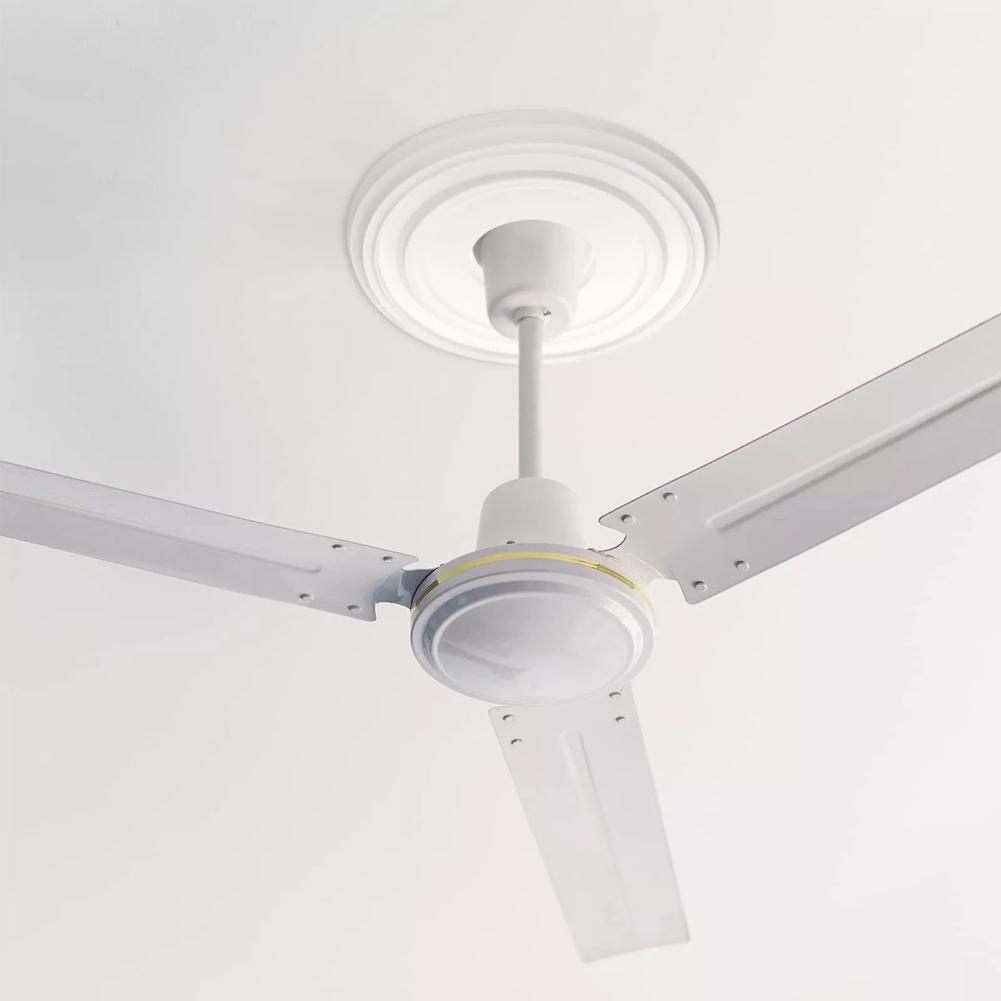 12palcové kulaté PU dekorativní stropní ventilátorové světelné kryty deska Příslušenství pro domácí vylepšení Potřeby pro osvětlení