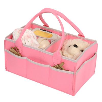 Borsa per pannolini in feltro portatile, borsa per mamma pieghevole personalizzata, borsa da viaggio in feltro, borsa per mamma e bambino