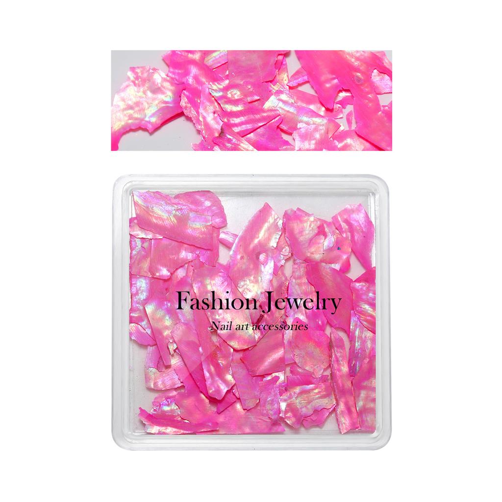 Irregular Nail Art Decals Fake Nails Decorations Glitter Shell Decal DIY Manicure Ornaments Ongles Nail Charms Decor