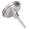 1/2" NPT Stainless Steel Pot Thermometer Metal Dial Thermometer for Brewing Beer