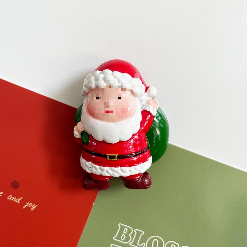 3D Nordic Santa & Reindeer Christmas Refrigerator Magnets