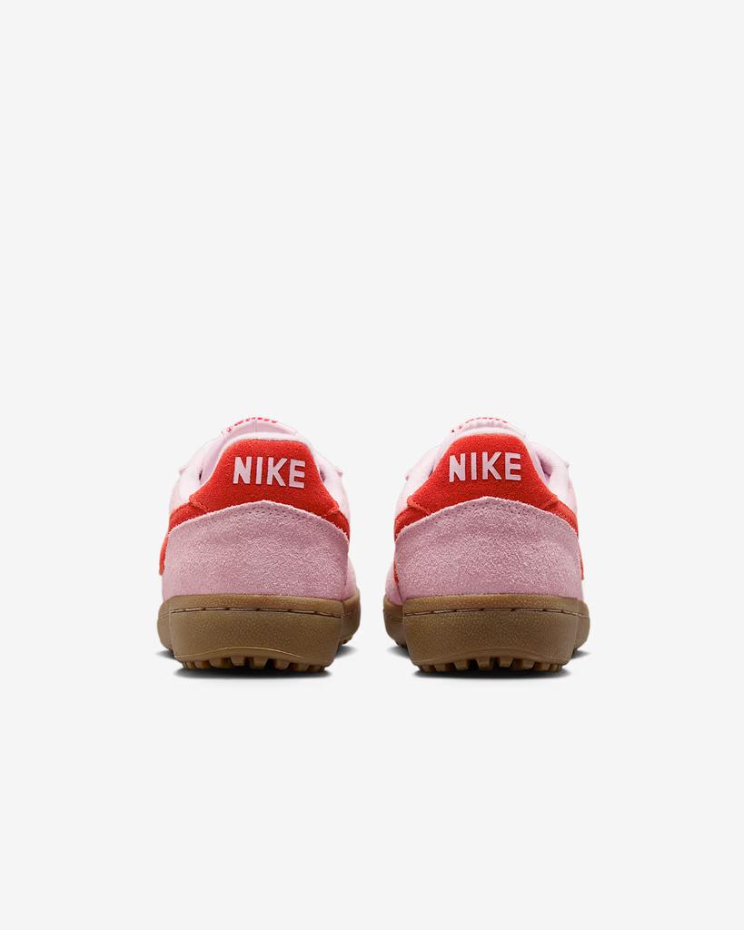 IF1743-602 Nike Field General Suede Shoes Pink Foam Gum Dark Brown (Women's)