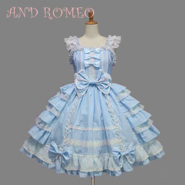 Court Style Lolita Princess Lace Bow Cosplay Dress