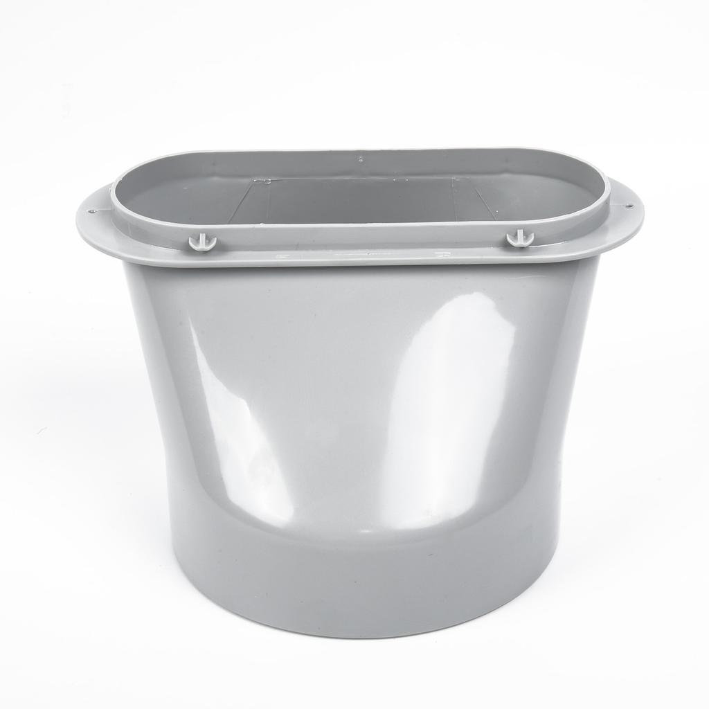 Plastic Exhaust Duct Interface Connector for Portable Air Conditioners Designed for Casement Window Venting Installation
