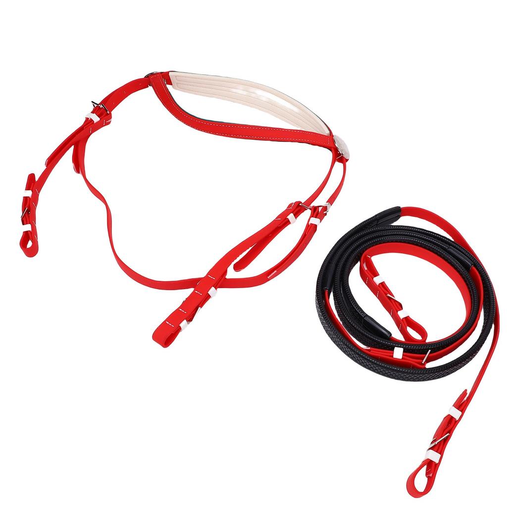 PVC PU Lther Nylon Horse Bridle Rein, Horse   and Rein Set, Equestrian Equipment Idl for Competitions Daily Training Riding