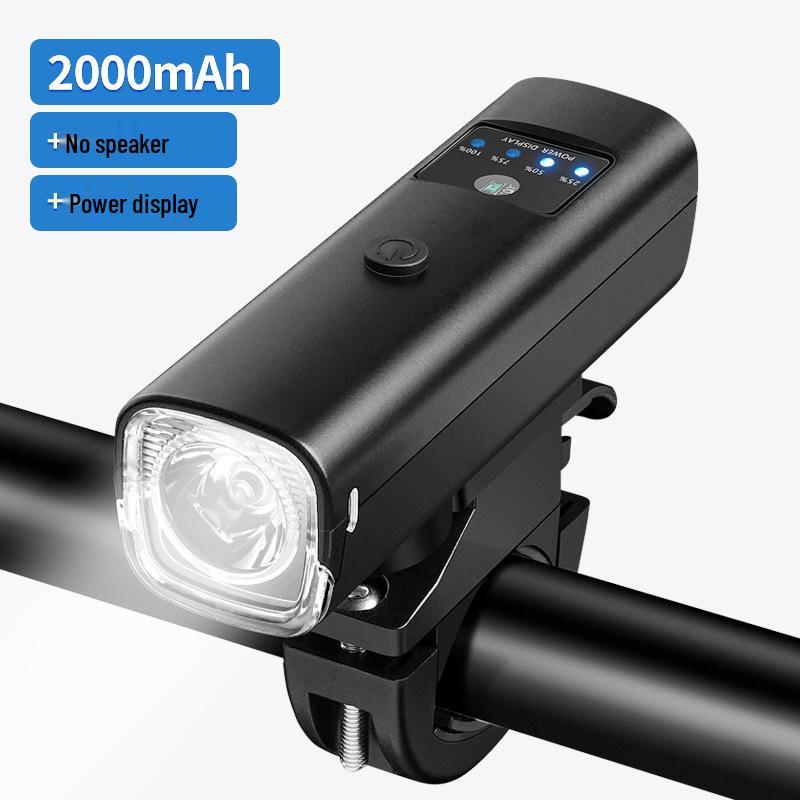 Rechargeable Bicycle Headlight with Horn for Night Riding