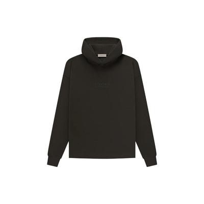 Fear of God Essentials Drop 2 SS23 Essentials Entspannter Hoodie Off Black Herren Hoodies Hell-Schwarz FOG-SS23-337