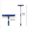 2 In 1 Telescopic Window Glass Cleaner Wiper Long Handle Sponge Brush Window Mop Squeegee Wiper Cleaning Tool