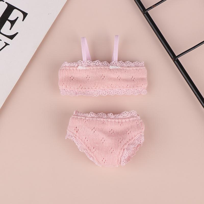 1/6 30CM Lace Underwear Bra Briefs Pajamas Set Dolls Pretend Play Doll Clothes Suit Kid's Doll Decoration Accessories