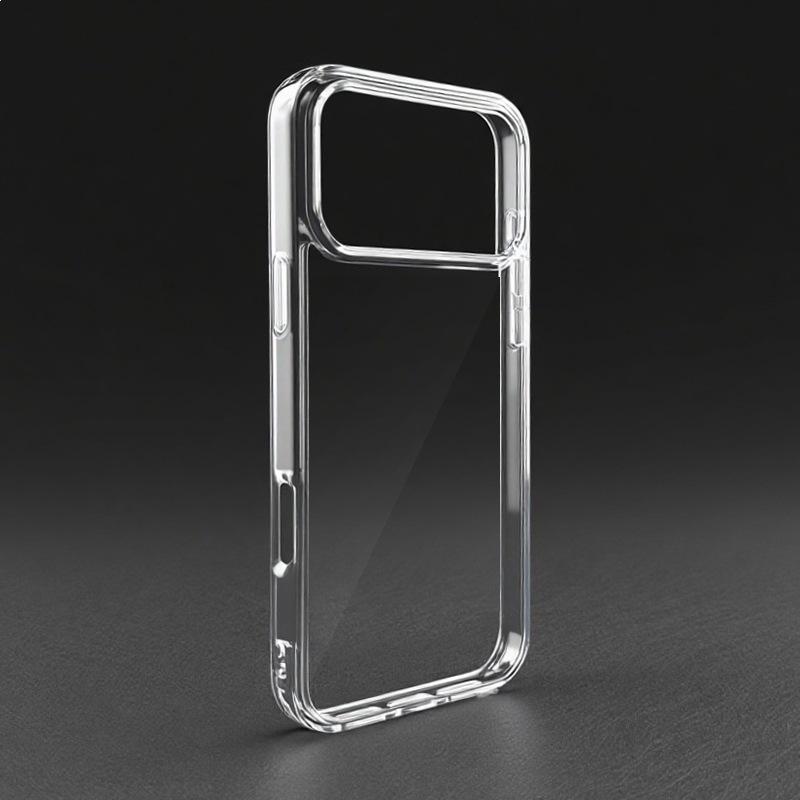Transparent Magnetic Phone Case for iPhone 17 Pro Max with AI Camera Button Apple 15