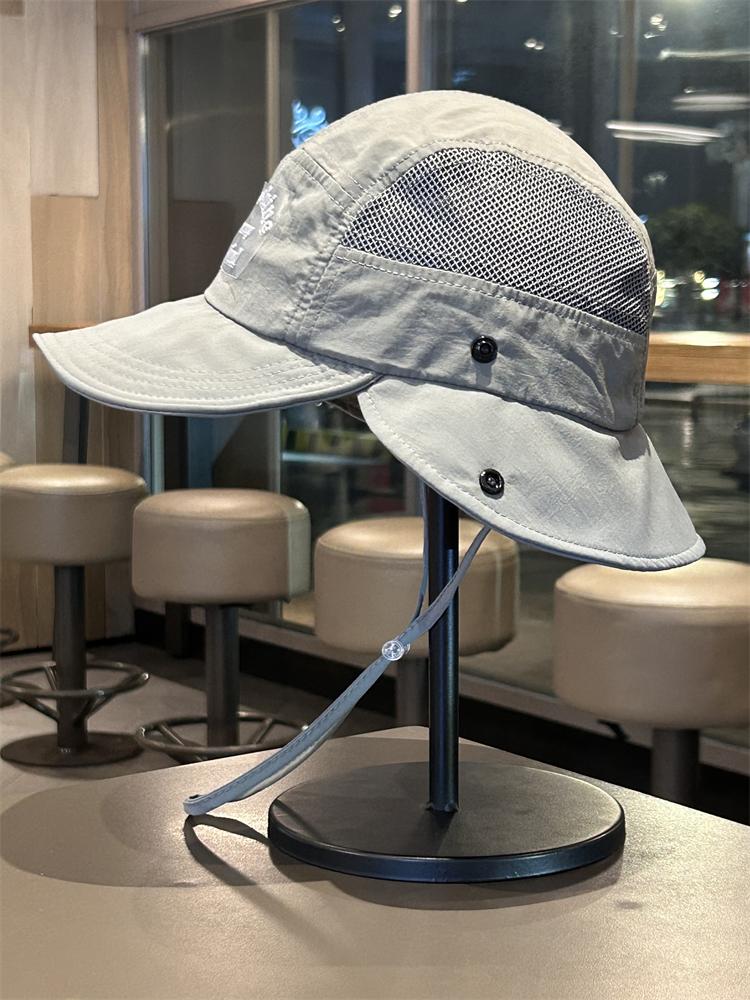 Unisex Outdoor Mesh UV Protection Bucket Hat Breathable Quick Dry Wide Brim Hat for Hiking And Climbing In Summer
