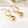 Water Drop Titanium Steel Earrings Women's High-end Earrings Niche Light Luxury Ins Jewelry