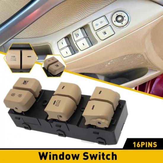 Left Driver Power Master Control Window Switch For Hyundai Elantra 2011-2015 US