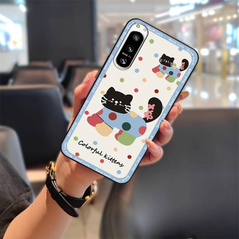 Graffiti Fashion Design Phone Case For Sony Xperia5 IV Anti-dust Protective Anti-knock Dirt-resistant Cartoon Back Cover