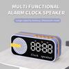 Music Box Mini Sleep SoundBox HD Mirror Clock Speaker with TF Card FM Radio Alarm Clock Disaplay Portable Bluetooth Speaker